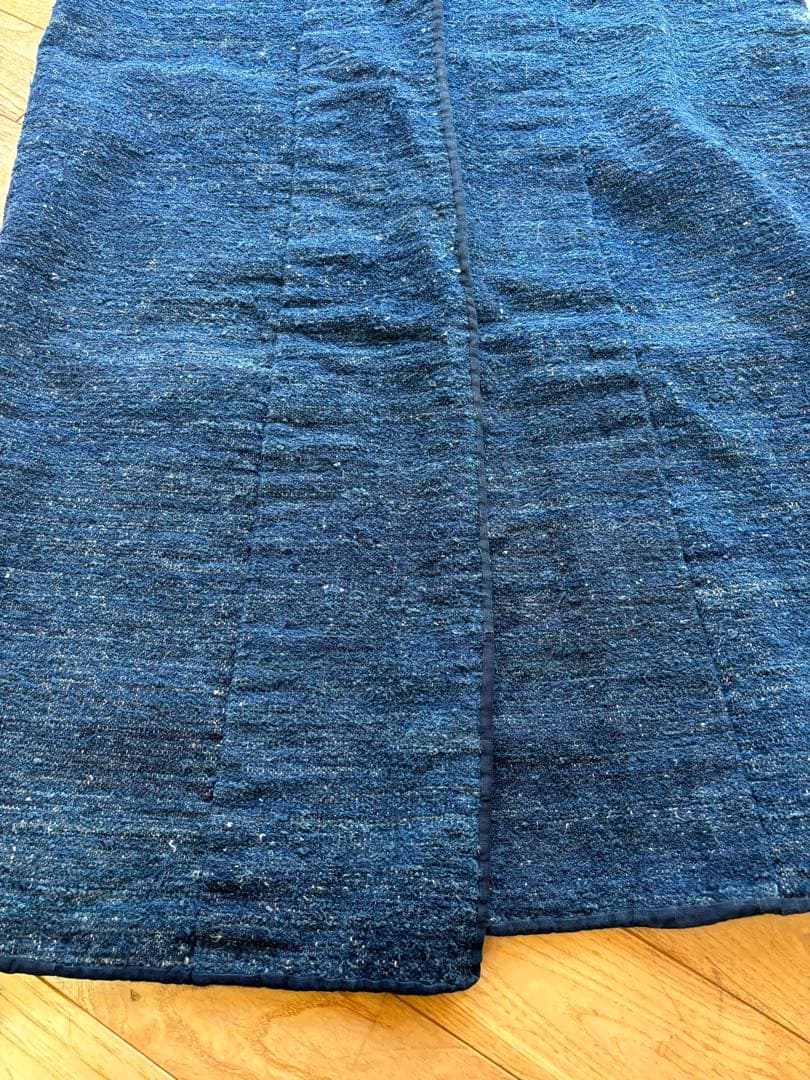 古布藍染裂織野良着ドンザ佐渡JAPAN blue BORO