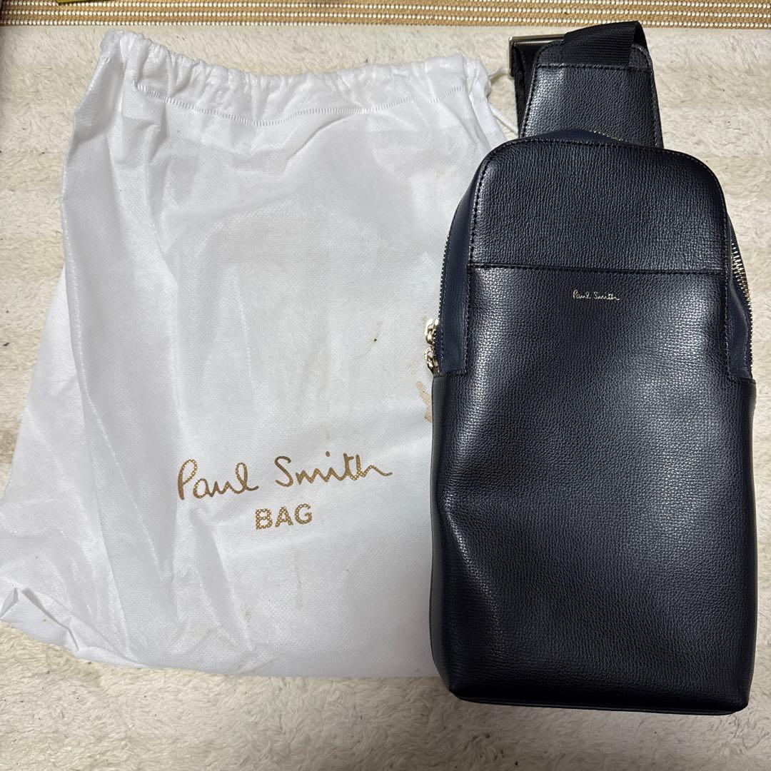 ト*ル様 新品未使用品！！Paul Smith 黒 ショルダーバッグ 中古・古着通販】Paul Smith (ポールスミス) ジオメトリックトライ