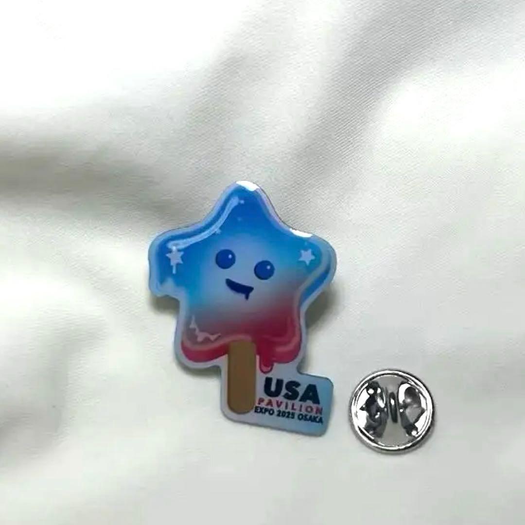RARE Osaka USA Expo ICE CREAM ピンバッジ 大阪万博】アメリカ館 ピンバッジ EXPO 2025 OSAKA 非売品 - メルカリ