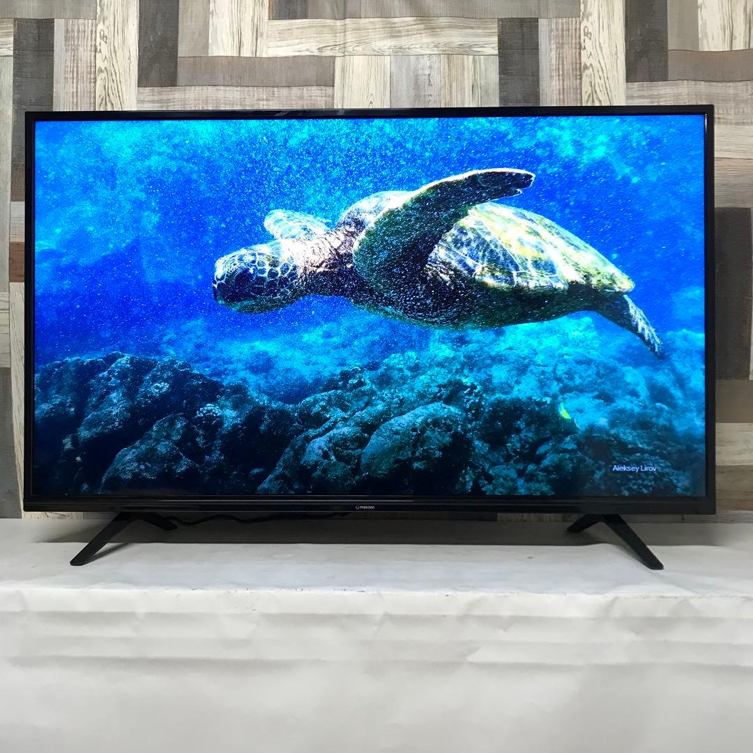 即日受渡❣️全国送料込4K対応50型液晶TV Wチューナー視聴中に裏番組