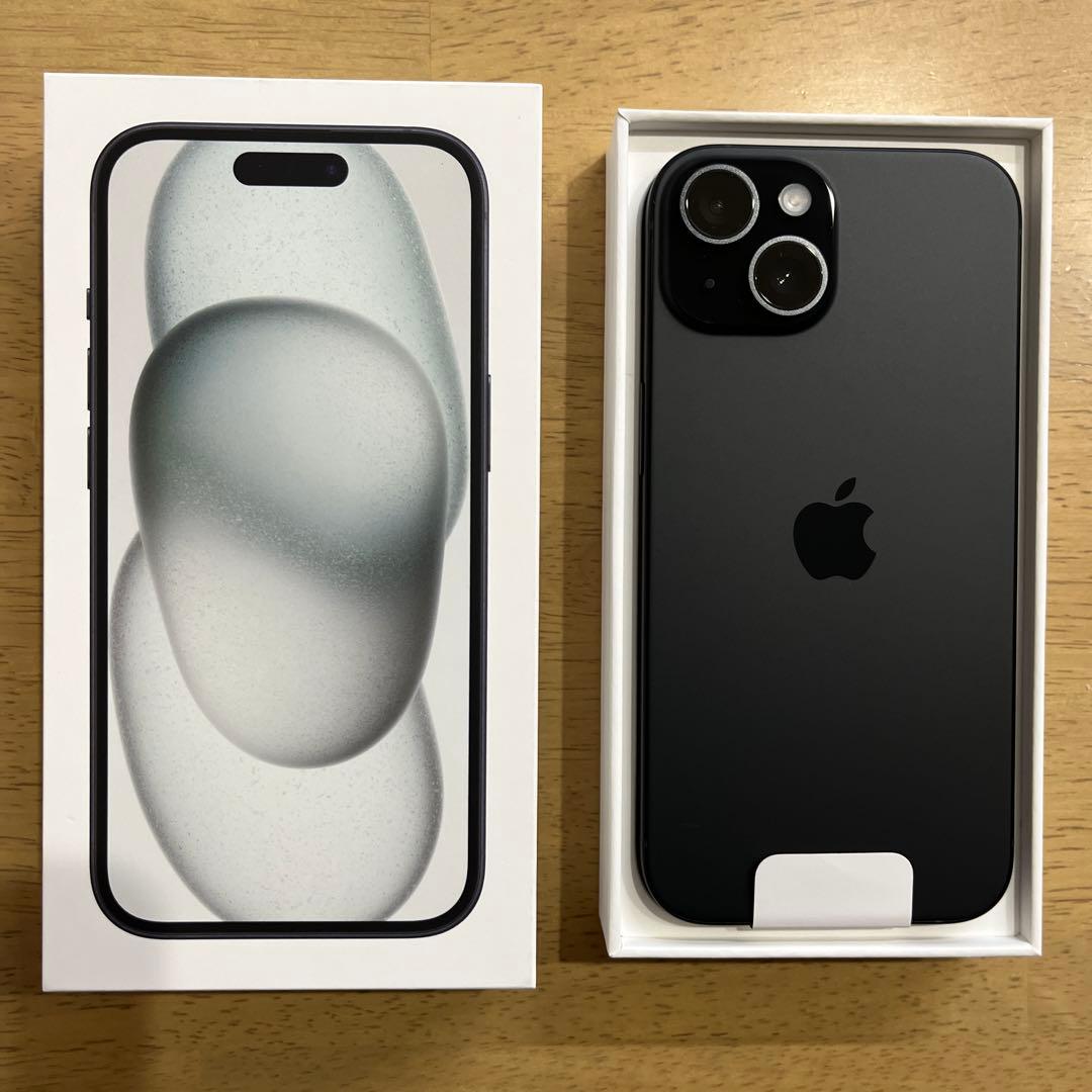 Apple iPhone 15 128GB ブラック 新品未使用 iPhone 15 128GB - ブラック（SIMフリー）[整備済製品] - Apple（日本）