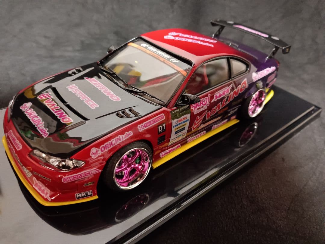 1/24 ニッサン S15 シルビア D1 プラモデル 完成品 ケース付き - メルカリ