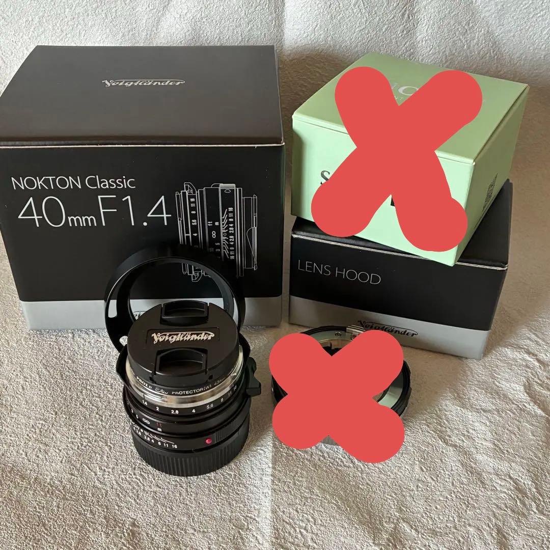 NOKTON Classic 40mm F1.4 SCレンズ フード付き - メルカリ
