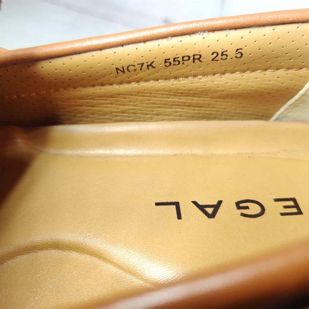 【極美品】 リーガル REGAL ドライビングシューズ 25.5cm ブラウン