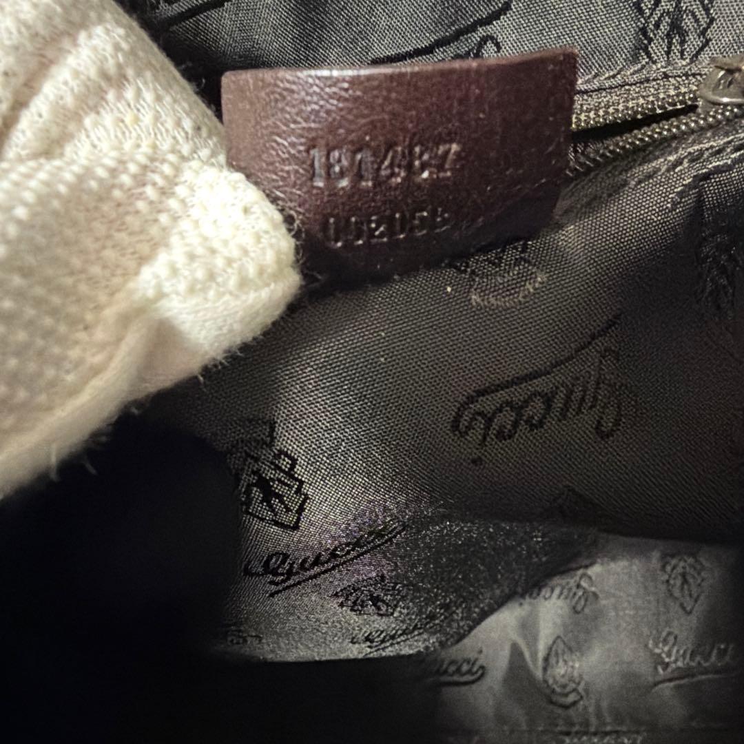 GUCCI グッチ GG柄 アビー リボン GGクリスタル ミニボストンバッグ