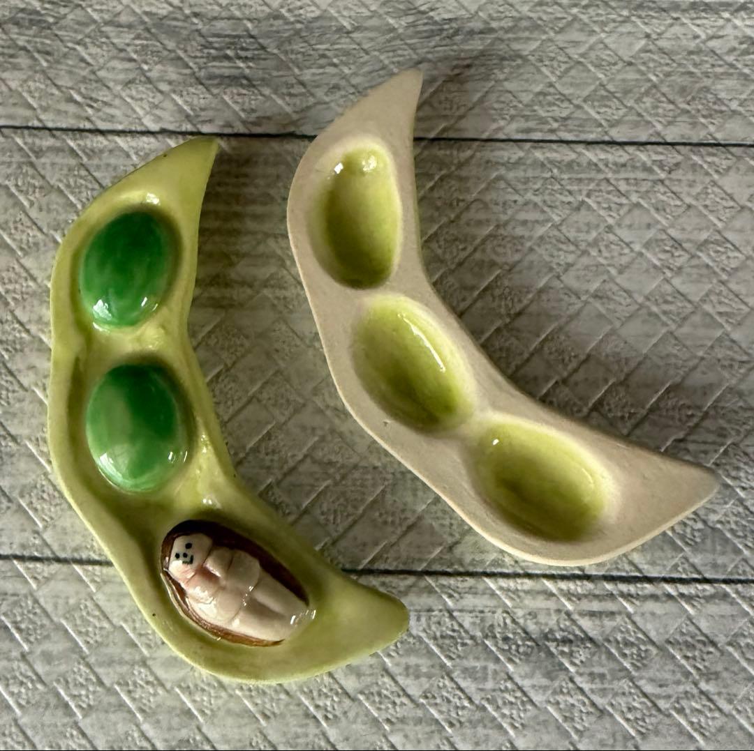 五月女京子さん 箸置き えだまめ子 陶器市