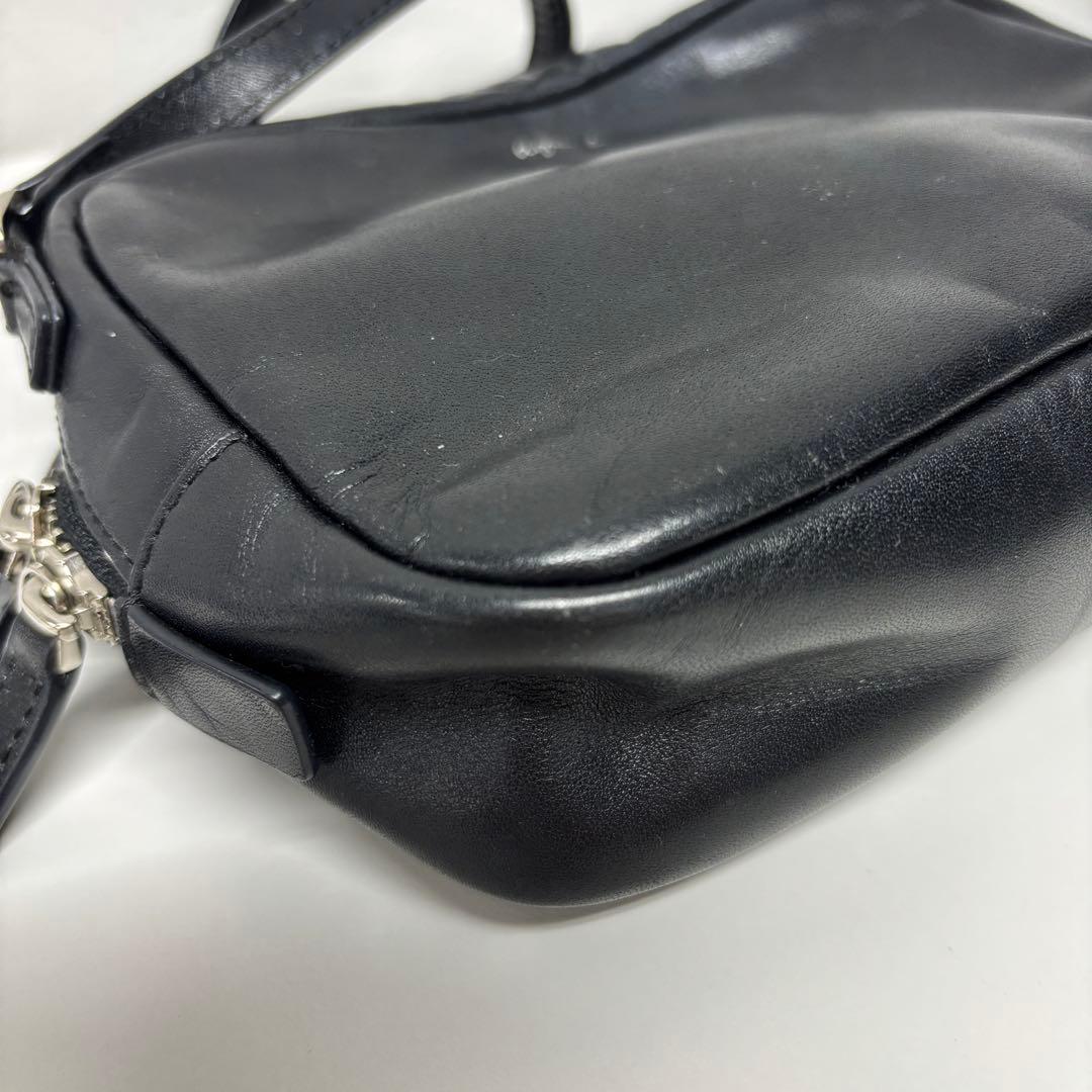 アニエスベー ショルダーバッグ ポシェット カメラバッグ ブラック