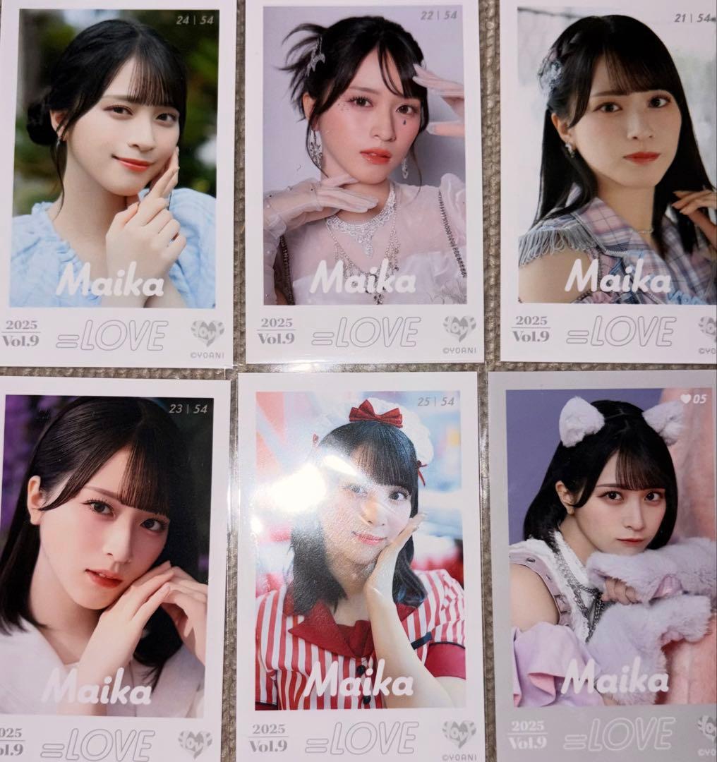 イコラブ 佐々木舞香 Vol.9 ミニフォトカード レア 猫衣装 コンプ