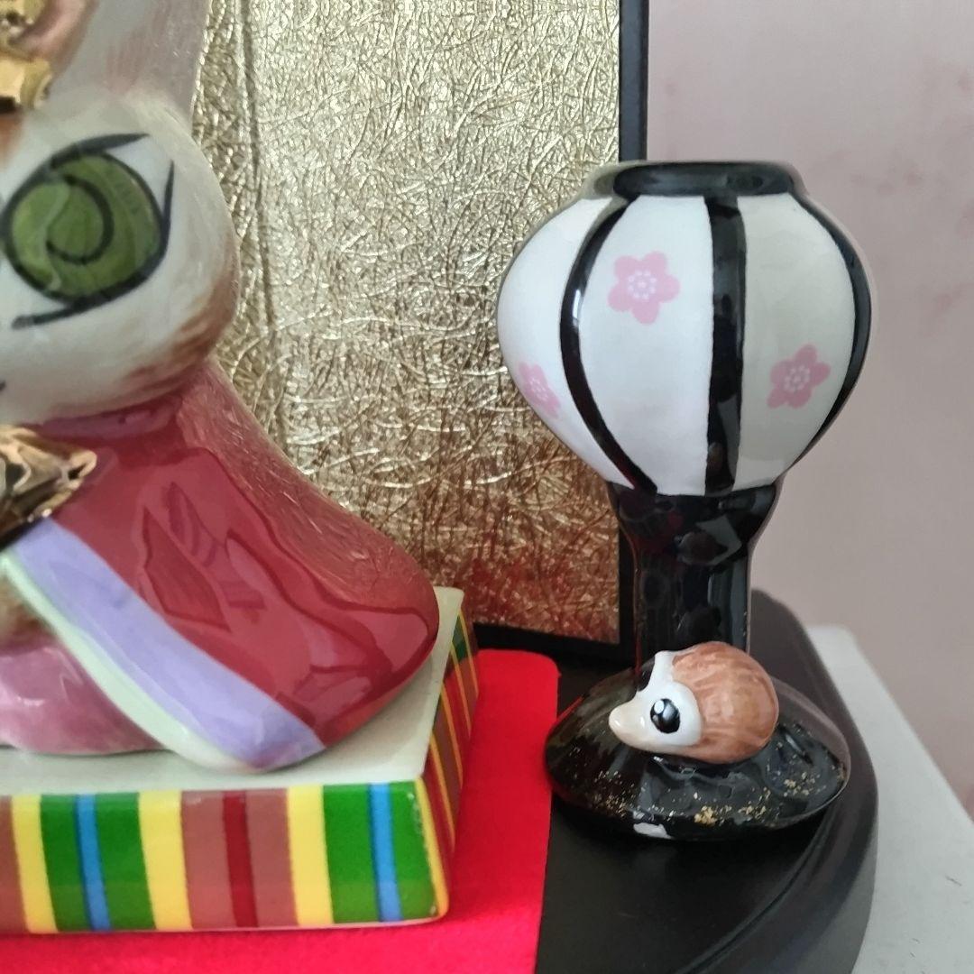 ✨美品✨☆わちふぃーるど ダヤン とマーシィ 雛人形 陶器製 - メルカリ