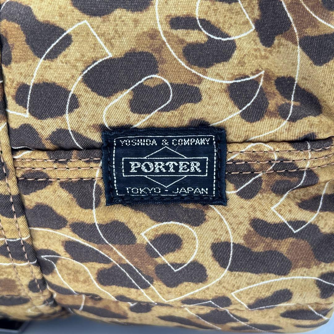 希少・美品】PORTER×X-girl ドラムバッグ レオパード 肩掛け 豹柄