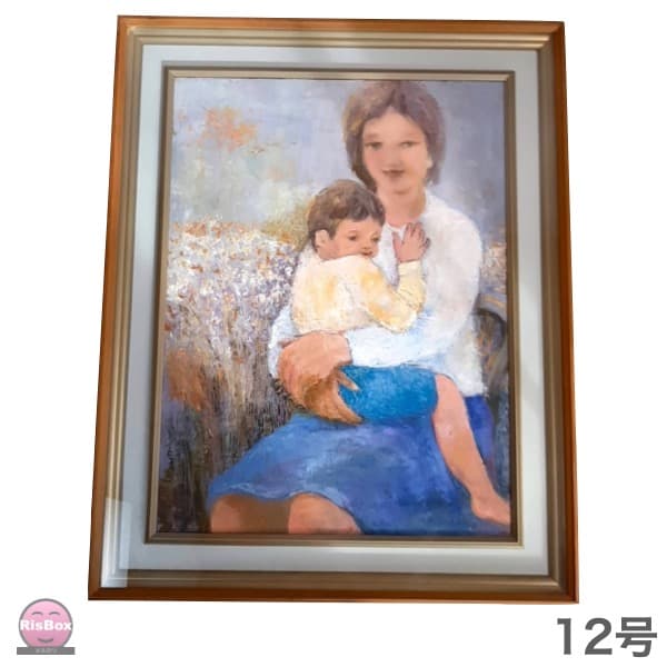 ルクセンブルグの秋。12号。額縁付き。油絵。