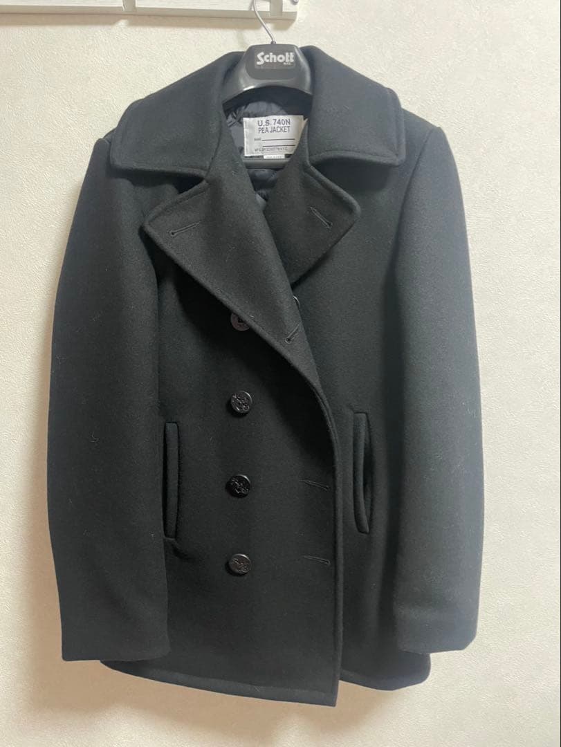 Schott ショット USA LINE 740 24oz ウールピーコート 740_3.jpg