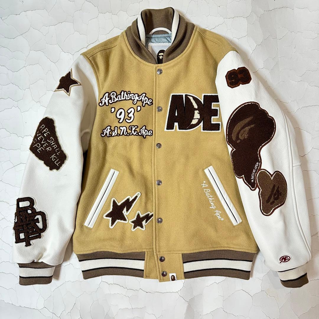 A BATHING APE エイプ レザー スタジャン 24AW - メルカリ