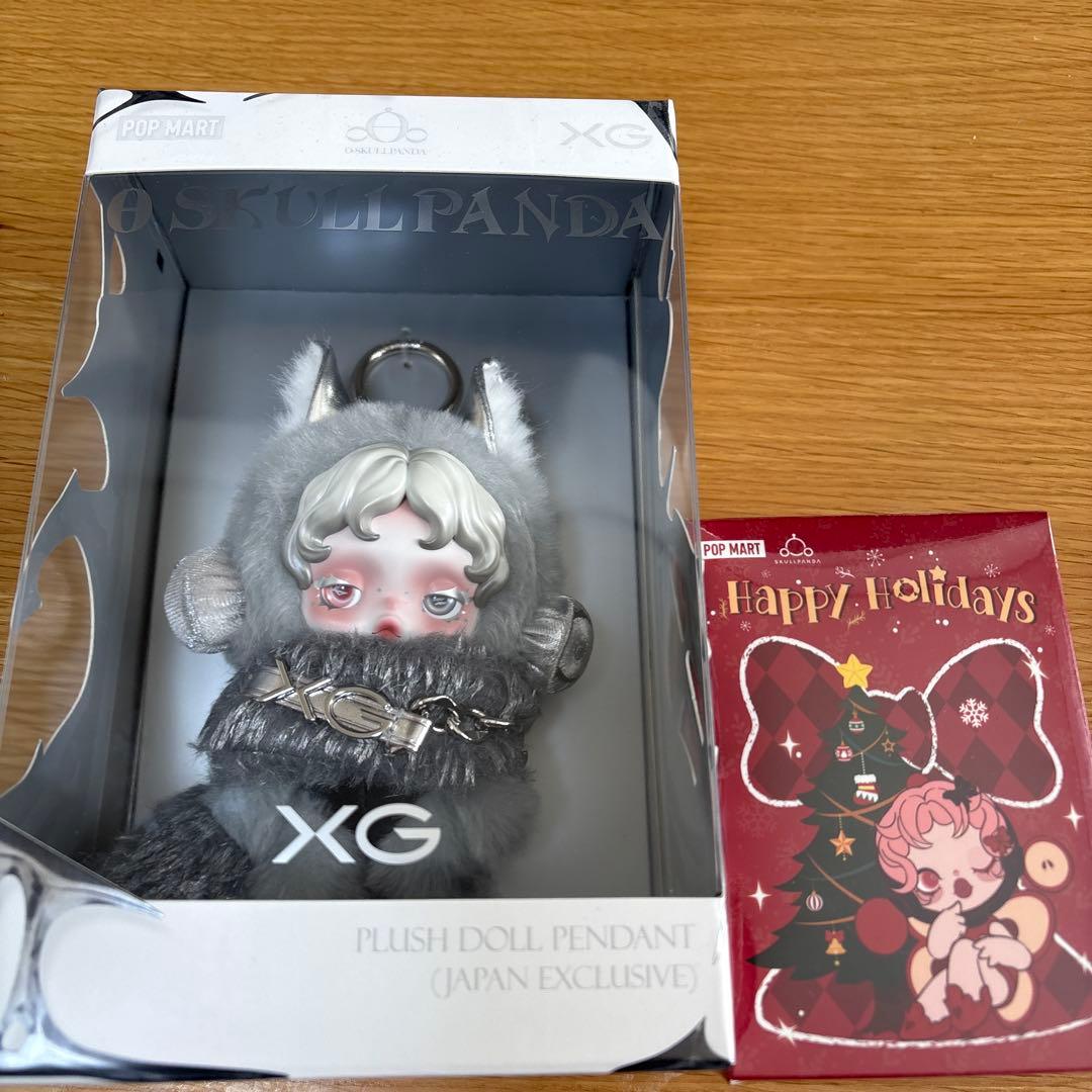 POPMART SKULLPANDA xg スカルパンダ ノベルティ 2点セット 楽天市場】POP MART SKULLPANDA × XG Plush Doll Pendant (Japan