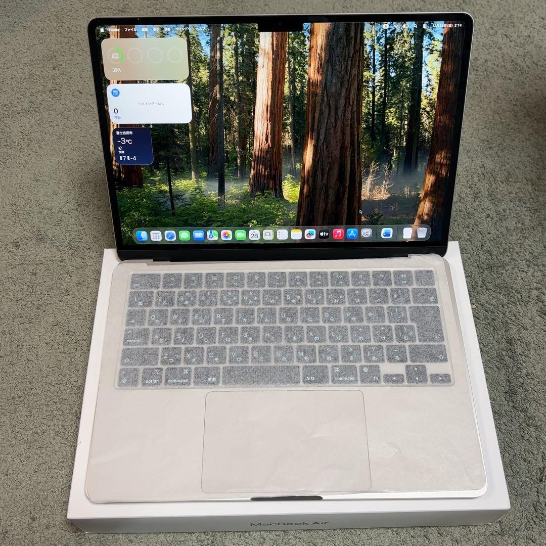 本日削除 M3 MacBook Air 13.6インチ スターライト - メルカリ
