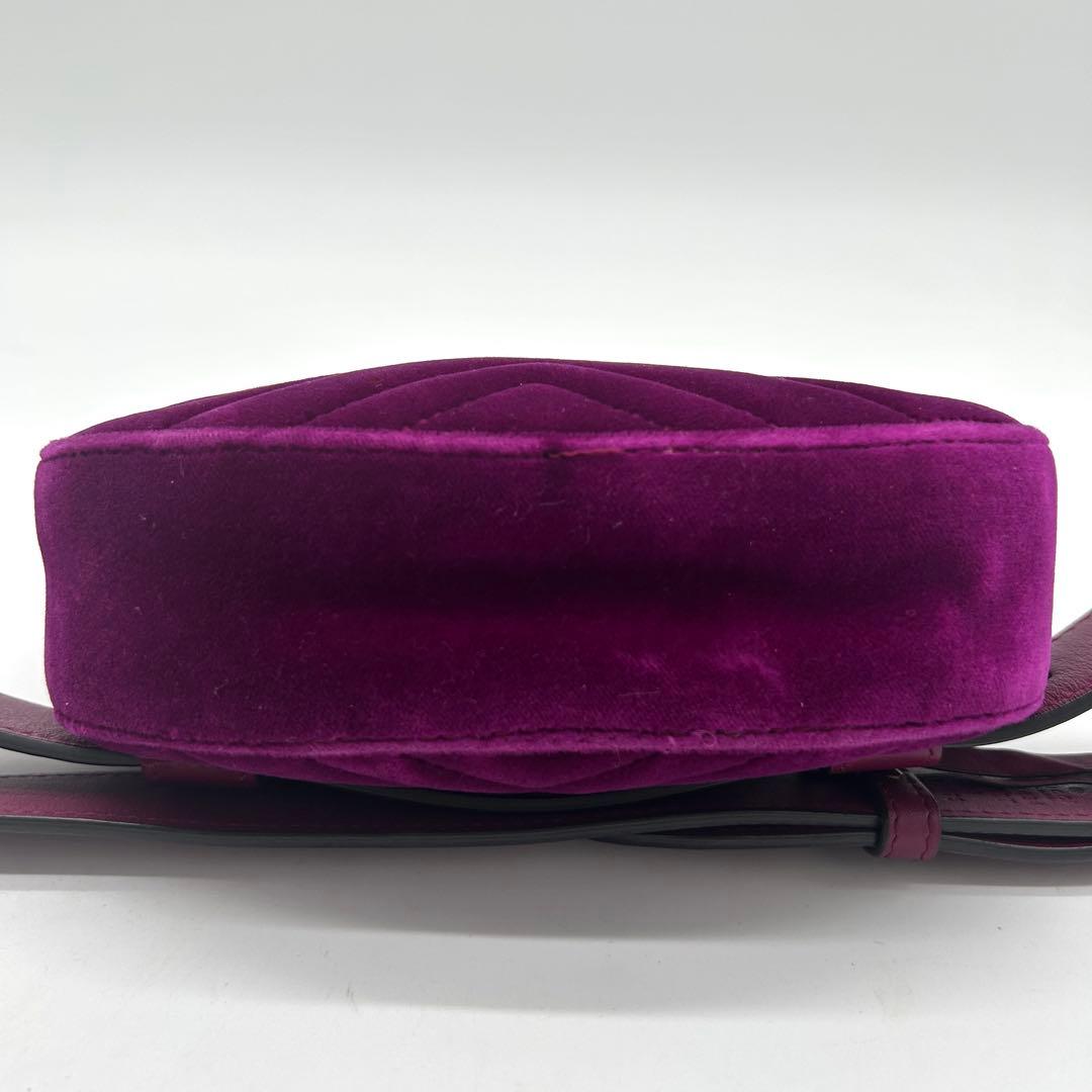 極美品】グッチ マーモント ベロア ボディバッグ ウエストポーチ