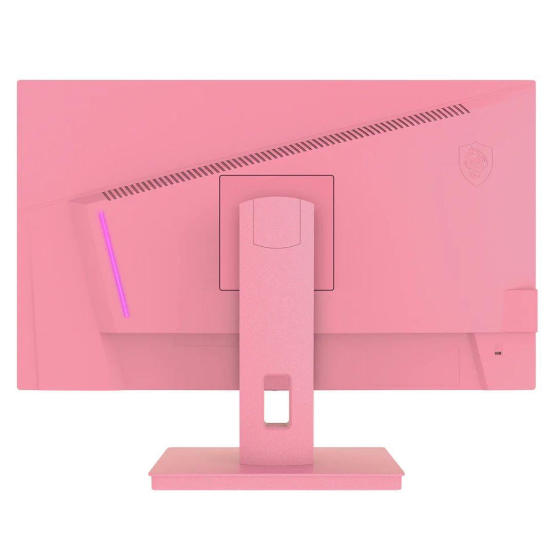 ピンクのボディがかわいい JAPANNEXT社のゲーミングモニター 23.8