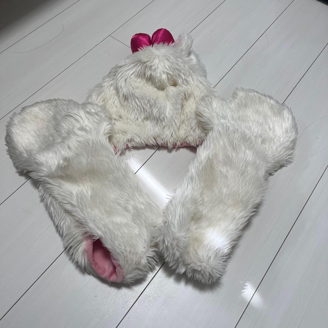 マリーちゃん ディズニー マフラーキャップ - メルカリ