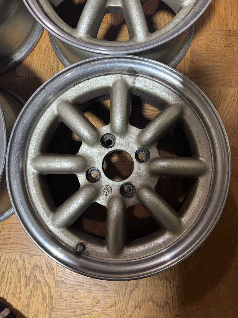 【希少 程度良好】ワタナベ 8スポーク 14インチ 6.5J 4/100 +28