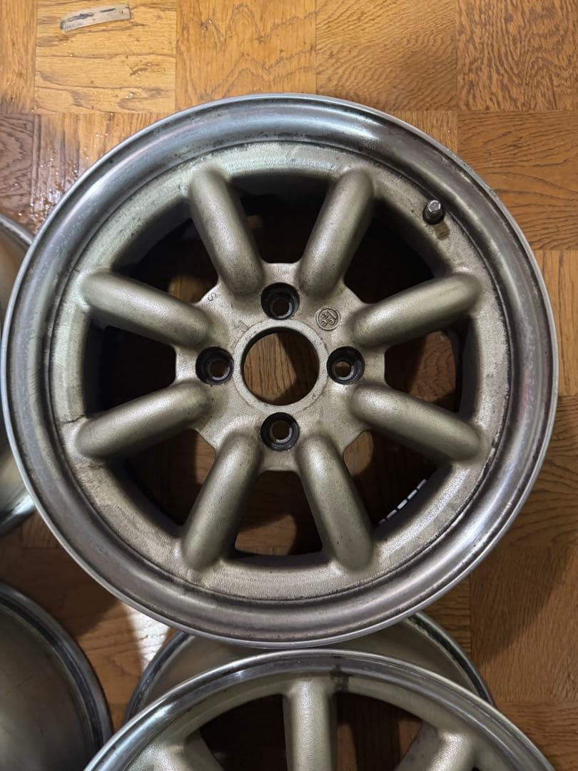 【希少 程度良好】ワタナベ 8スポーク 14インチ 6.5J 4/100 +28