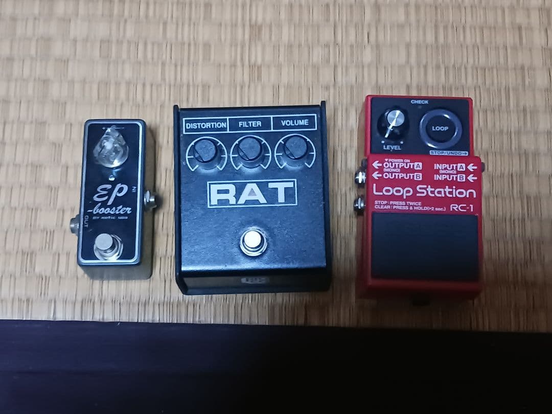 ギター EP Booster RAT Distortion BOSS RC-1 EP Booster RAT Distortion BOSS RC-1