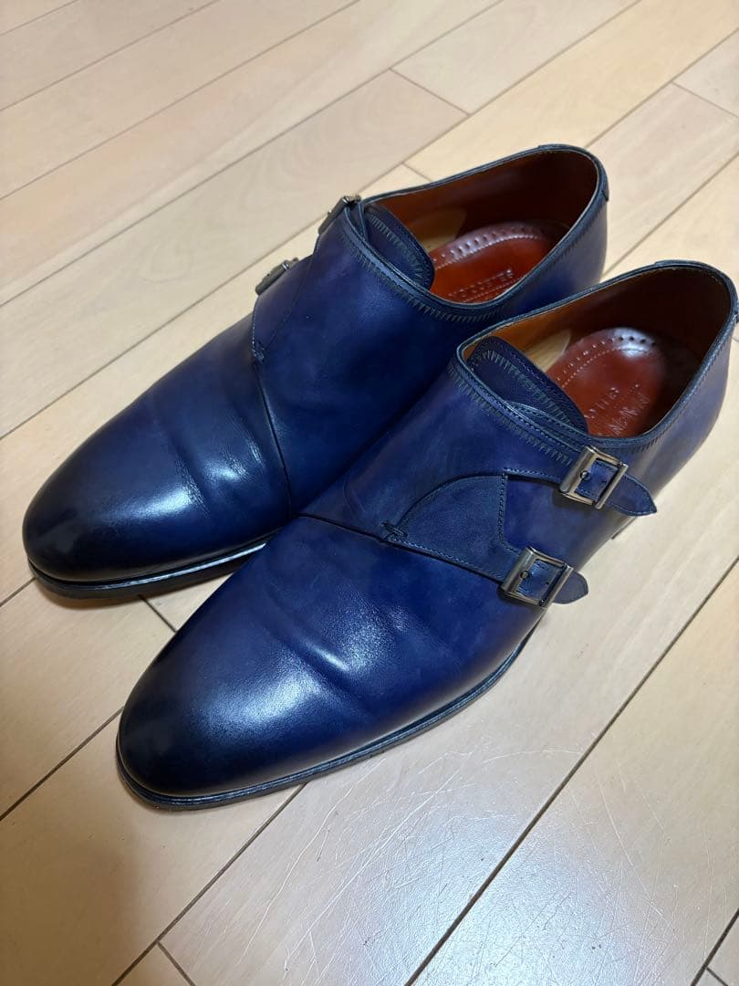 MAGNANNI SELECCION ダブルモンクストラップシューズ Harris Men's Double Buckle Monk Straps | Magnanni