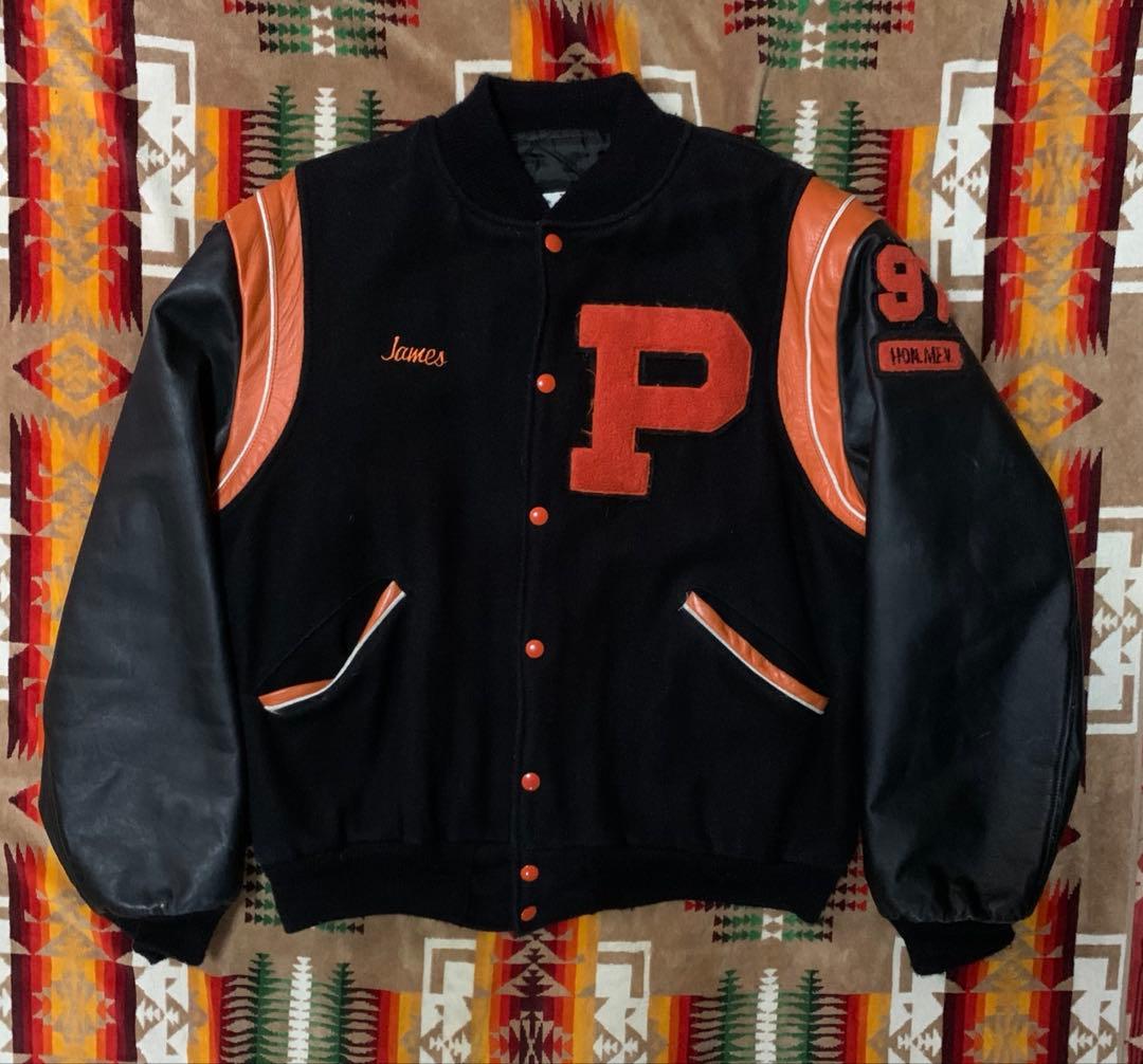 BUTWIN スタジャン L USA製 90s ビンテージ - メルカリ