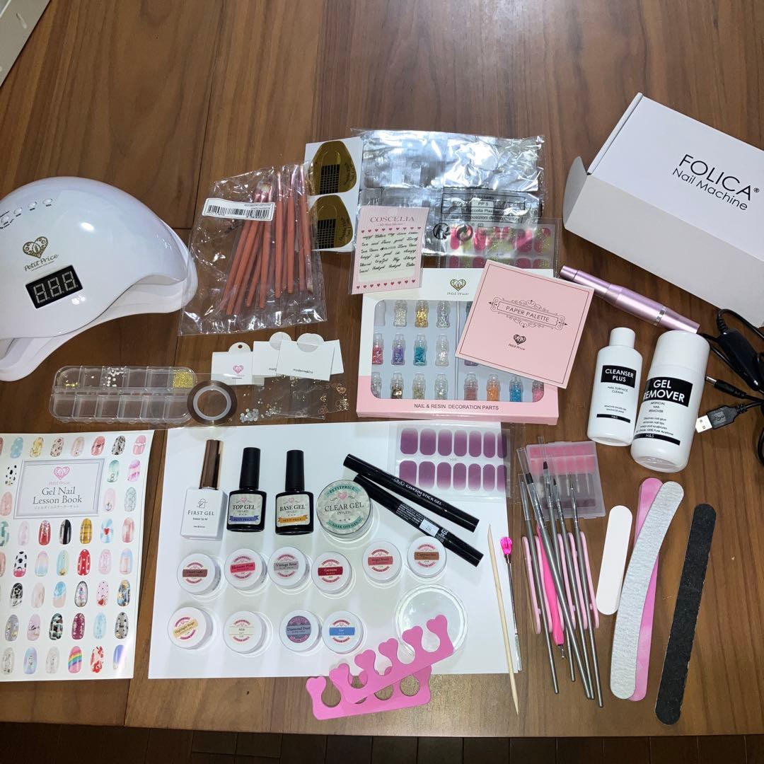 【全て揃ってお得！】セルフジェルネイルセット 楽天市場】セルフネイル 初めての ジェルネイル 超初心者用 ワン