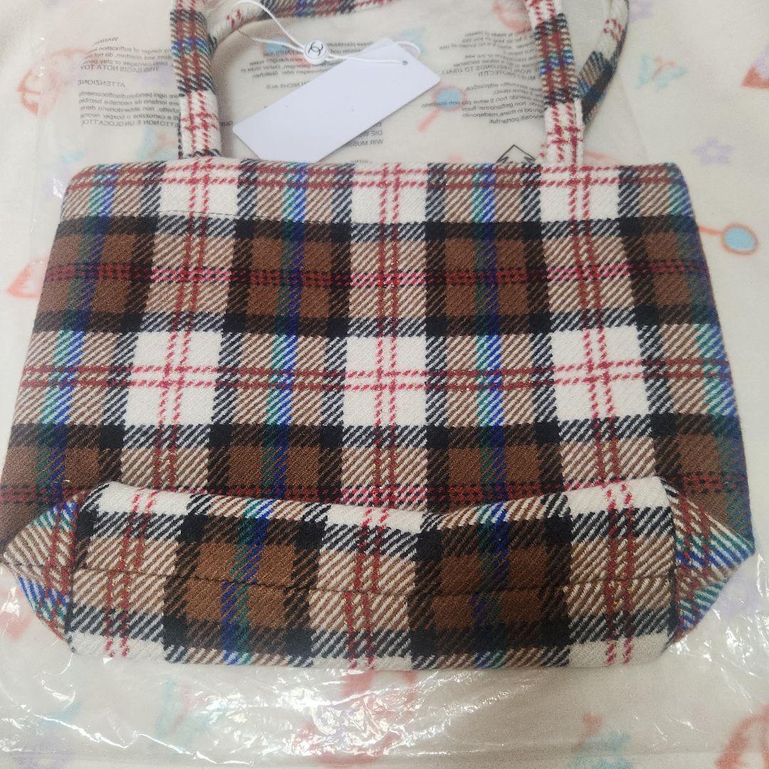 CHANEL チェック柄バッグ ノベルティ - メルカリ