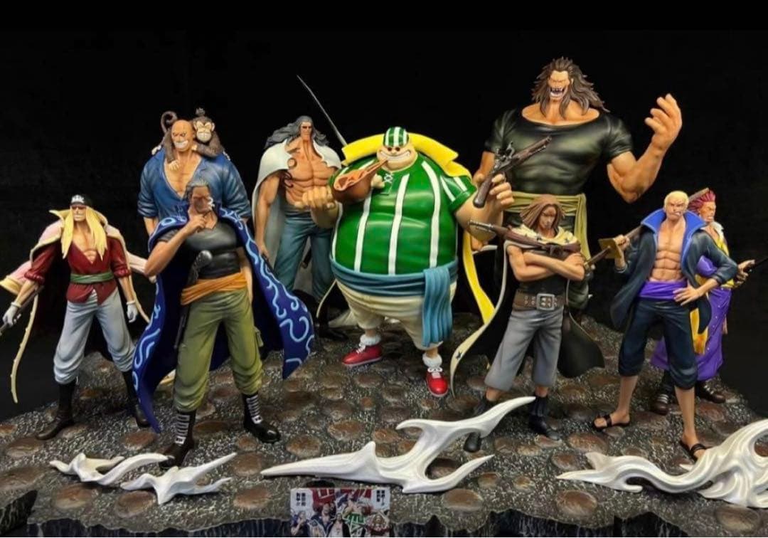 ワンピース 赤髪海賊団 9人 シャンクス無しPOP フィギュア ガレージ