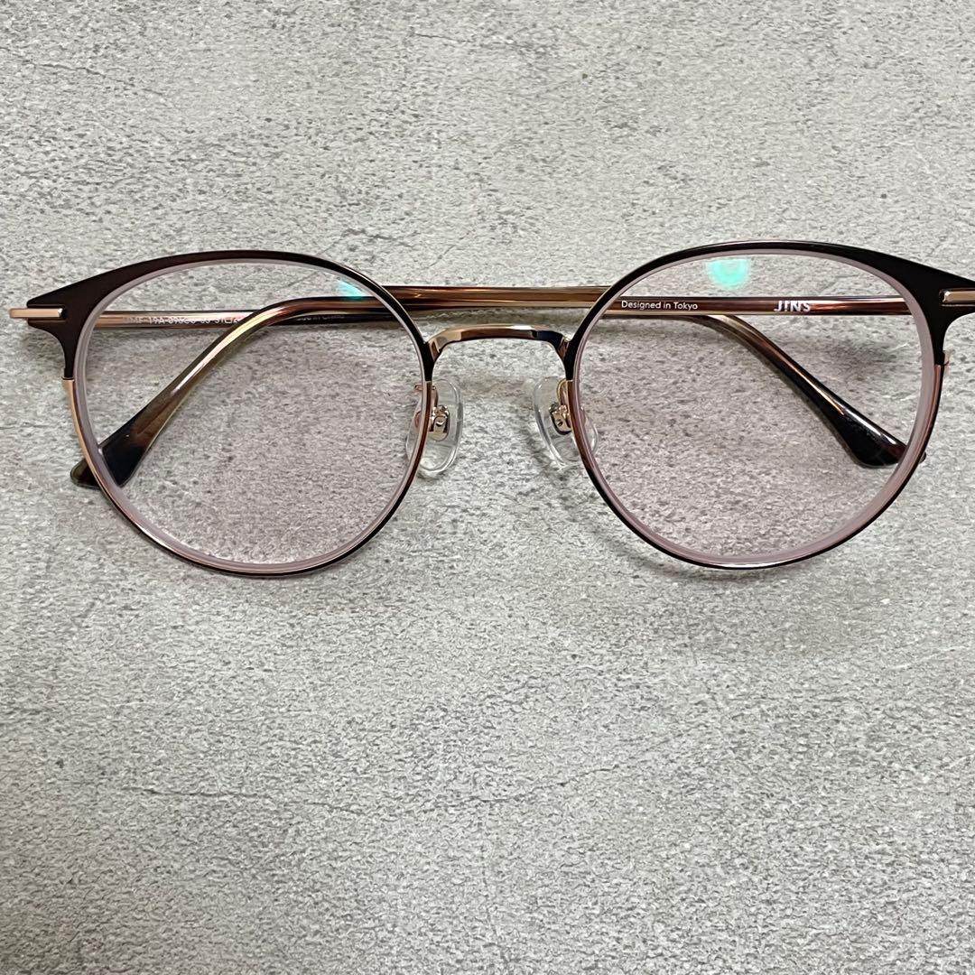 試着のみ＊美品】JINS 中顔面短縮メガネ UMF-19A-096 度あり - メルカリ