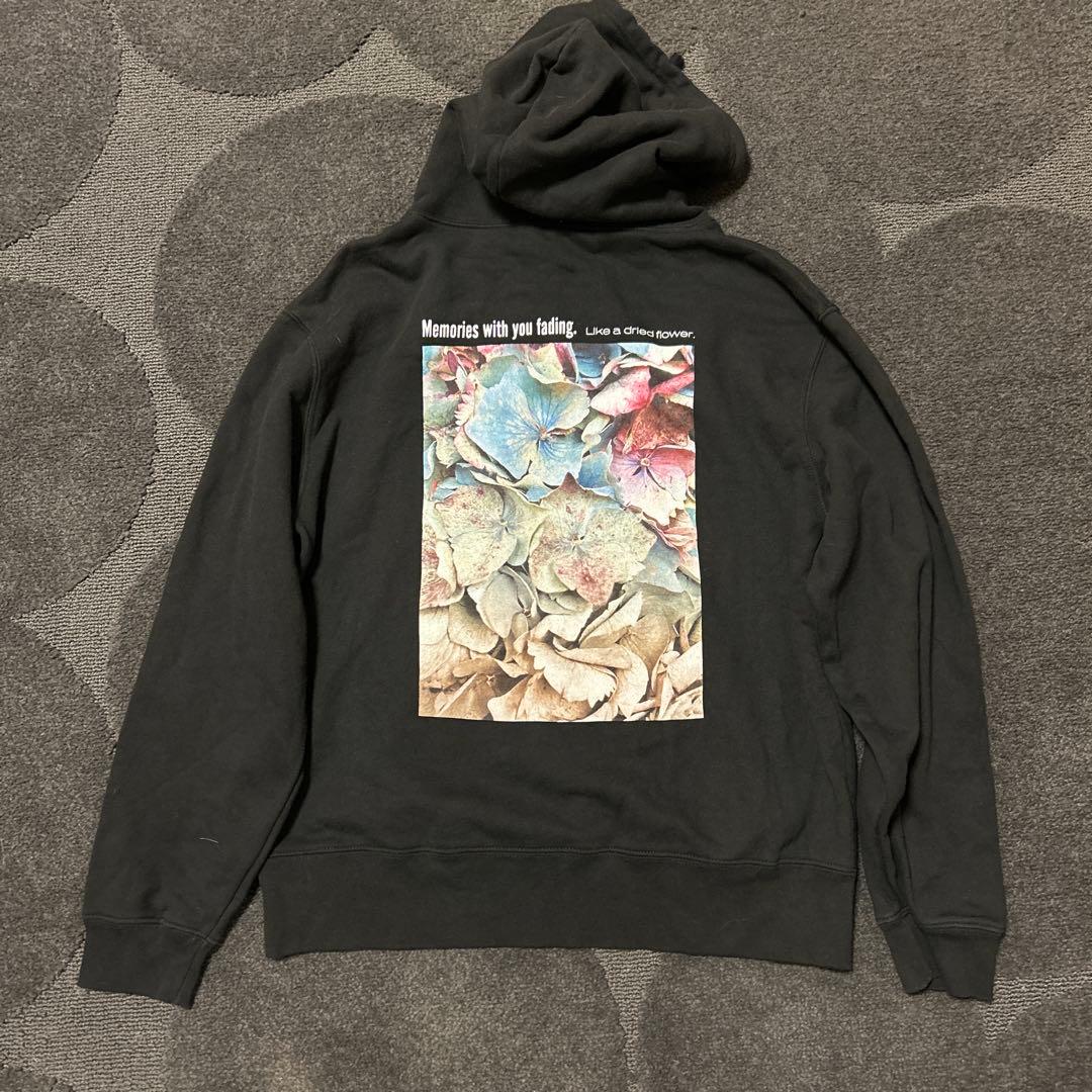 優里 パーカー ドライフラワー　サイズM 美品