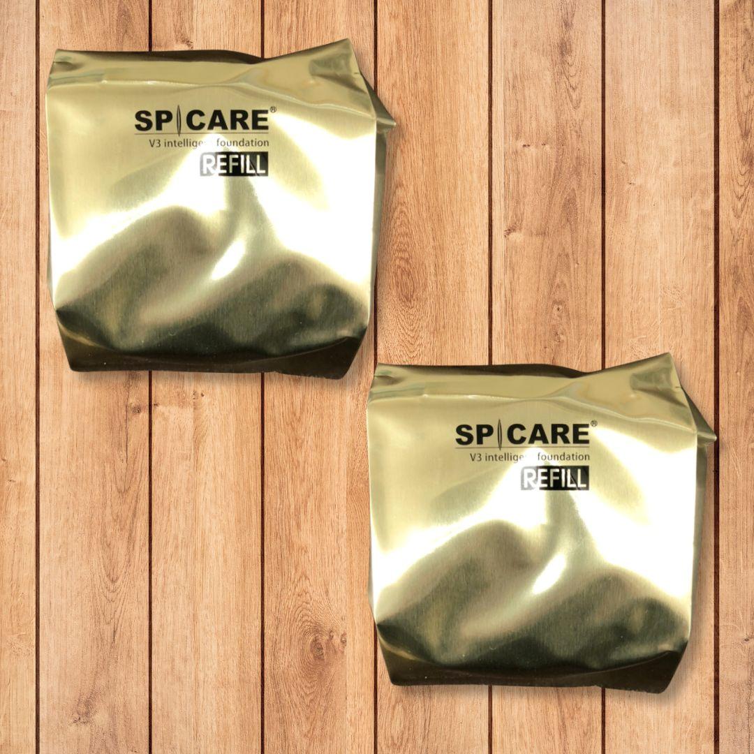 スピケア V3 インテリジェントファンデーション レフィル パフ付 2個