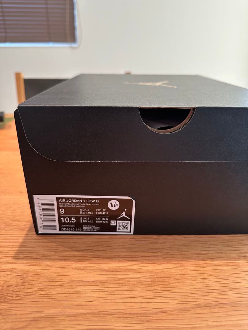 Nike エア ジョーダン 1 LOW G ブルー 27.0cm