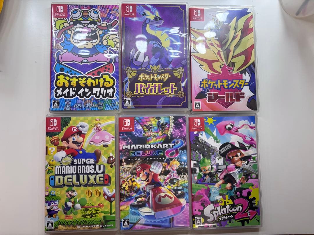 Switch ゲームソフト 6本セット　まとめ売り Nintendo Switch 人気ソフト 6本 新品未開封まとめ売り セット売り