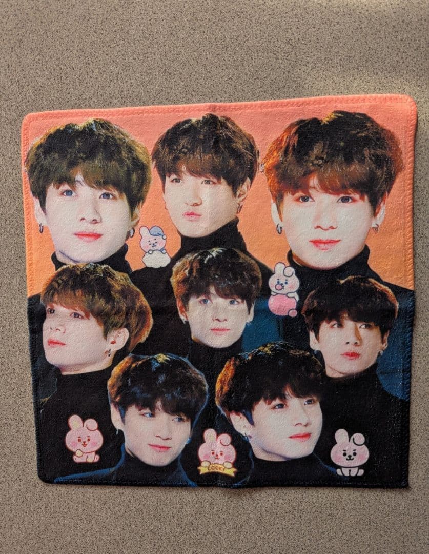 K-POP BTS デザイン ハンドタオル ジョングク BT 21 クッキー - メルカリ