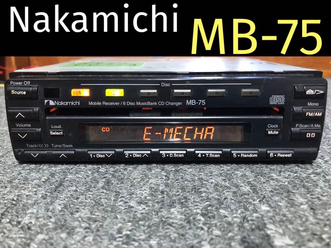希少】Nakamichi MB-75 6連奏CDチェンジャー【ジャンク】 - メルカリ