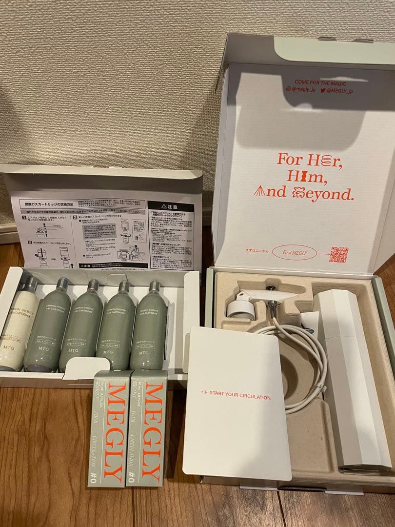 ＭＴＧ　MEGLY メグリー美品　カートリッジ　化粧水付き Starter Kit │ MEGLY