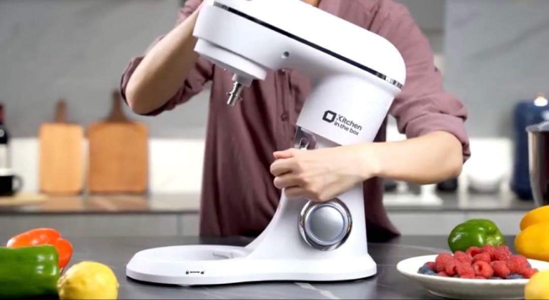 98【大人気商品】　スタンドミキサー　4.5L＋5L　ダブルボウル　ピンク