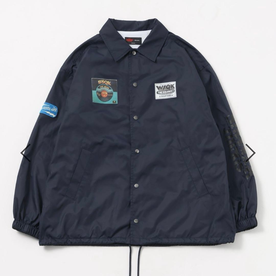 金曜日まで【ニコアンド✗﻿ストレンジャーシングス】コーチジャケット