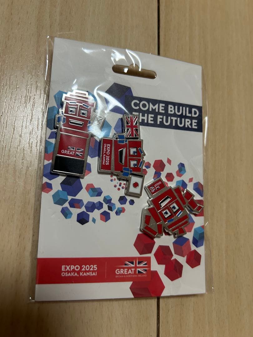 大阪 関西万博 2025 イギリス パビリオン ピンバッジ pix セット