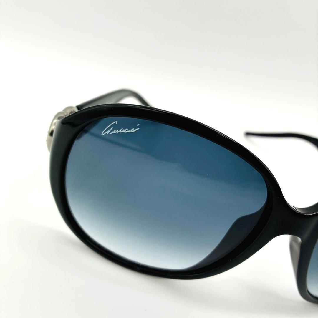 GUCCI グッチ サングラス GG ラインストーン ハート ブラック ケース付