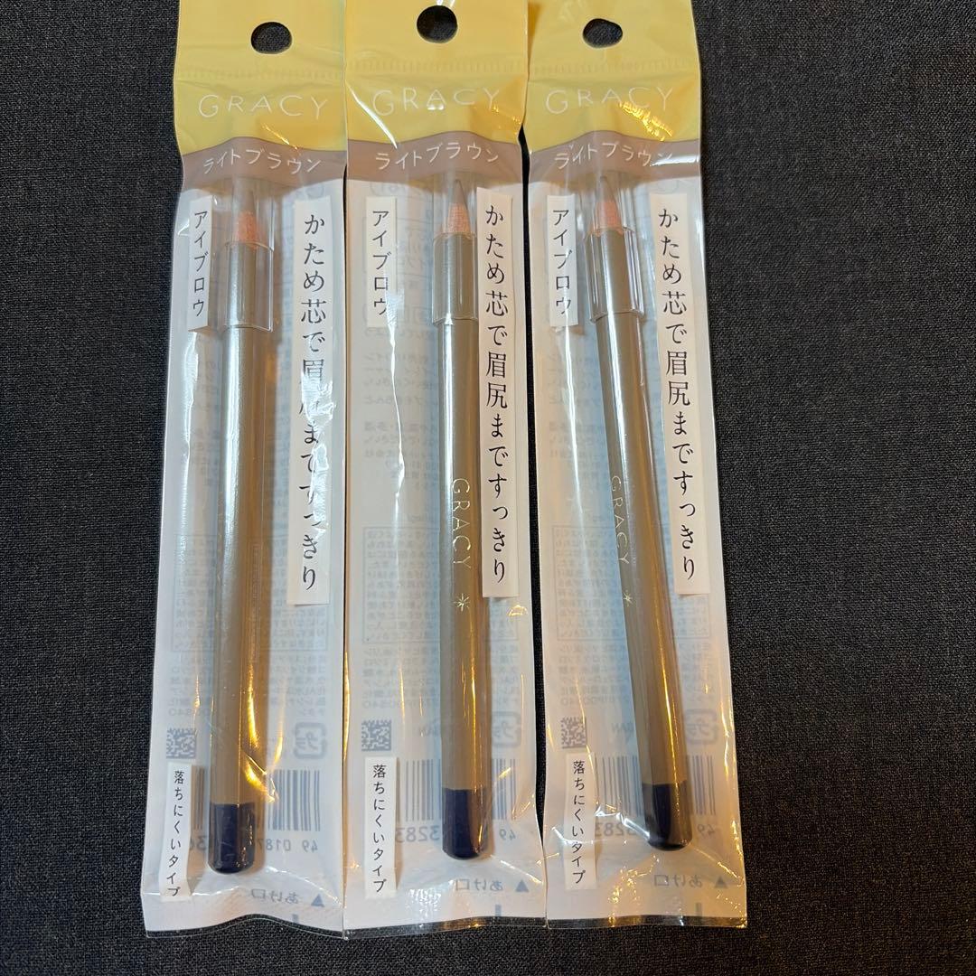 インテグレートグレイシィ　アイブローペンシル ライトブラウン　3本セット Amazon.co.jp: インテグレート グレイシィ アイブロー ペンシル ソフト