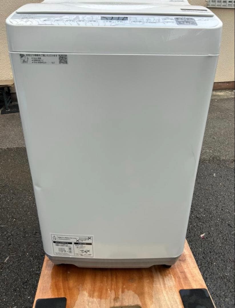送料無料 シャープ 5.5kg 2022年製 洗濯乾燥機 ES-TX5F 単身