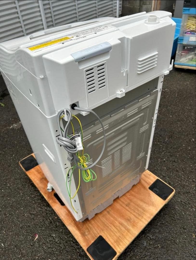 送料無料 シャープ 5.5kg 2022年製 洗濯乾燥機 ES-TX5F 単身