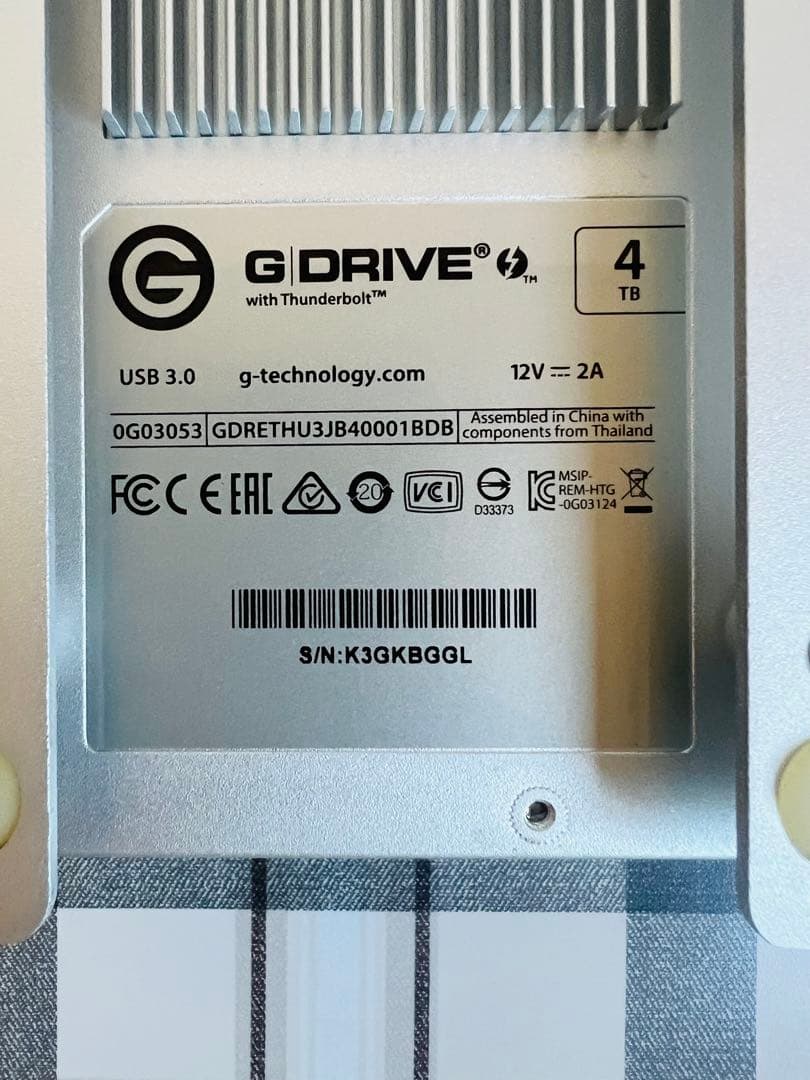 クサカリ だけ4TB ハードドライブ/ThunderboltおよびUSB3.0