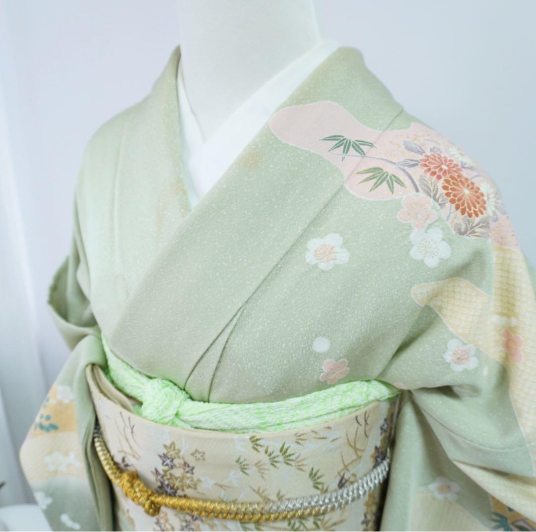 訪問着 4点フルセット 403D難あり 撮影用練習用 七五三 卒業式