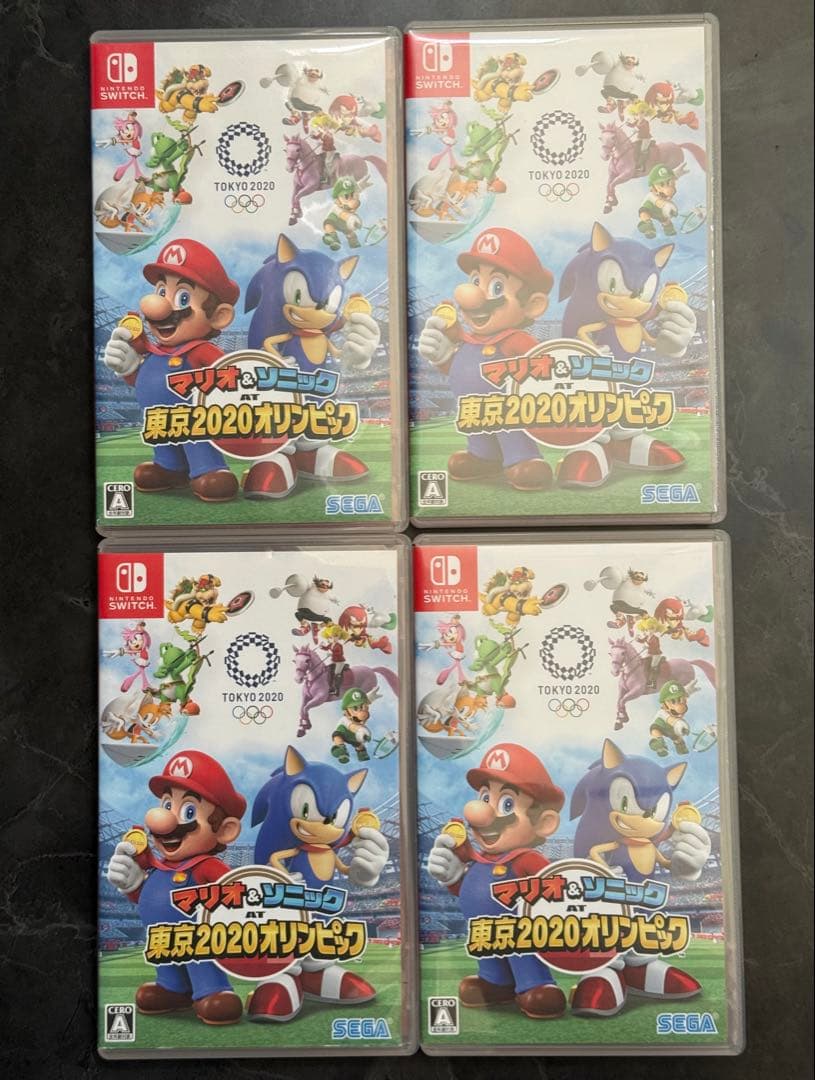【スイッチ】マリオ&ソニック AT 東京2020オリンピック　4個セット マリオ＆ソニック AT 東京2020オリンピック 【Switch】 セガ｜SEGA