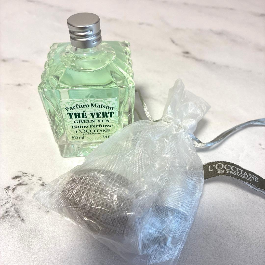 新品 ロクシタン グリーンティ ホームパヒューム 100ml 専用スプレー