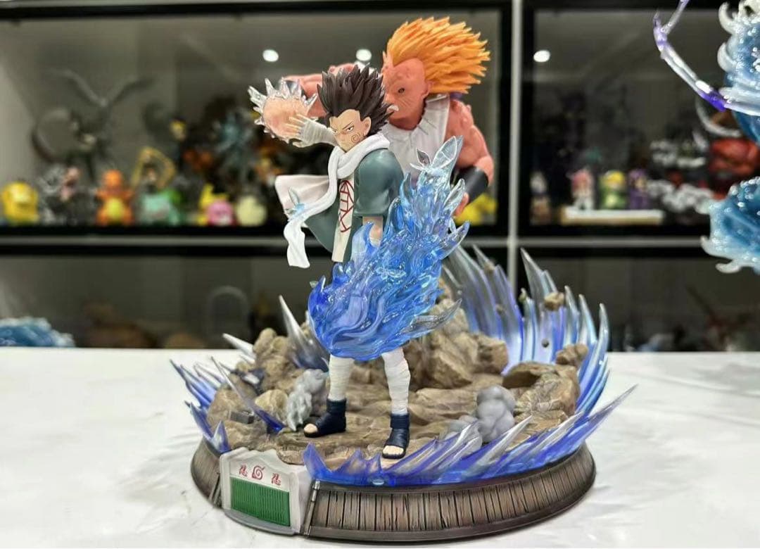 ナルト 秋道チョウジ vs じろうぼう ガレージキット ガレキ スタチュー